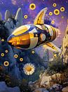 Spaceship In The Sky by haroulita thumbnail