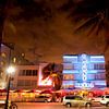 Art Deco Hotels am Ocean Drive , Miami Beach, Florida von Peter Schickert