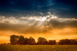 Bedrohliche Himmel in Zeeland