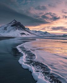 Paysage de montagne en hiver