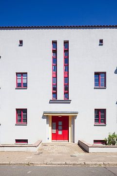 Neder-Saksische nederzetting Italiaanse tuin in Bauhaus-stijl, architect Otto Haesler, Celle, Neders van Torsten Krüger
