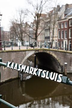 Amsterdam bridge and lock