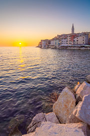 Rovinj im Sonnenuntergang
