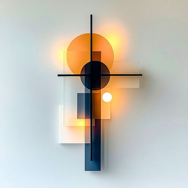 Contemporary lighting - forward-looking balance by Klaus Tesching - Art-AI