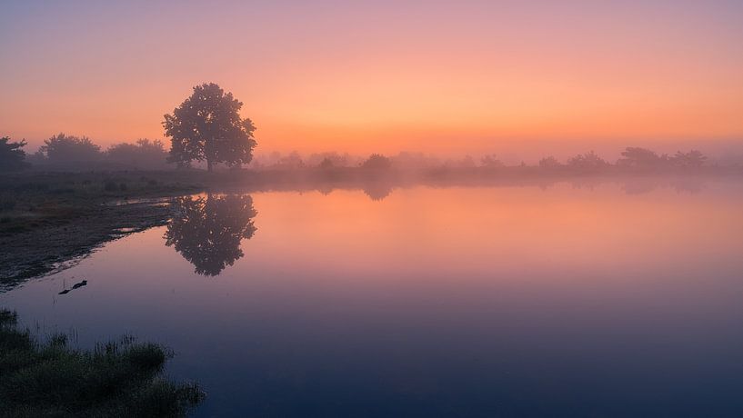 Zonsopkomst Aekingerzand van Henk Meijer Photography