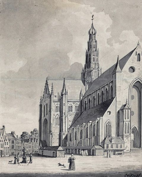 The Great or Saint Bavo in Haarlem by Atelier Liesjes