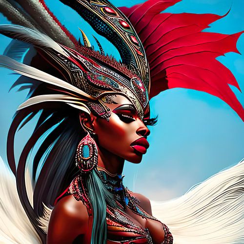 Attraktive Afrikanerin