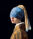 Girl with a Pearl Earring und eine Fehlfunktion im Kleiderschrank von Maarten Knops Miniaturansicht