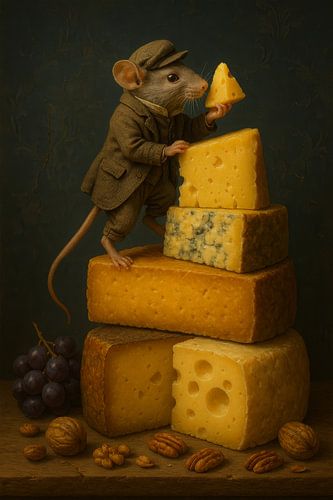 The Cheese Climber - souris de style rétro dans l'aventure du fromage