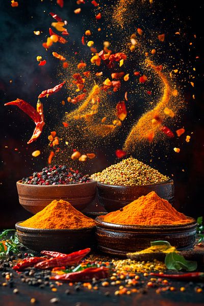 Variety of spices by Poster Art Shop