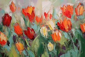 Tulipes abstraites