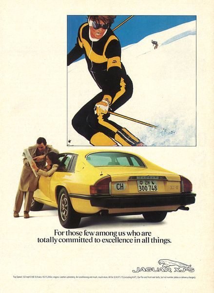 Vintage advertentie 1978 JAGUAR XJ-S van Jaap Ros