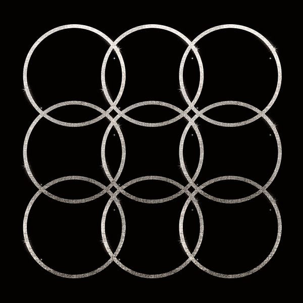 Balance Art Deco Geometry by Mad Dog Art
