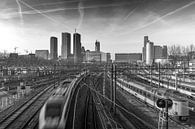 Tracks zum Haager Hauptbahnhof von Arthur Scheltes Miniaturansicht