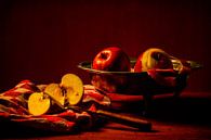 Stilleven: Appels met fruitschaal van Carola Schellekens thumbnail