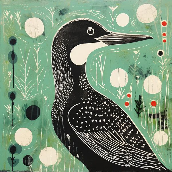 Whimsy Folk Aalscholver Profiel van Aloke Design