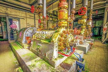 Generators in an abandoned factory by Marcel Hechler