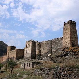 Khertvisi fort in Georgië. von Bas van den Heuvel