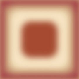 Retro 70s neon art. Abstract gradient in burnt orange, cream, beige by Dina Dankers