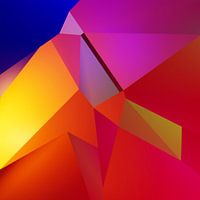 Abstract Kubisme Gezicht
