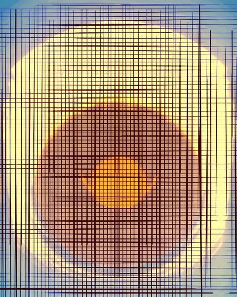 Energy of the Sun 08 Spiritual Painting Abstract by FRESH Fine Art