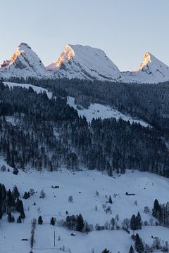 Churfirsten in winter, Switzerland by Jan Schuler