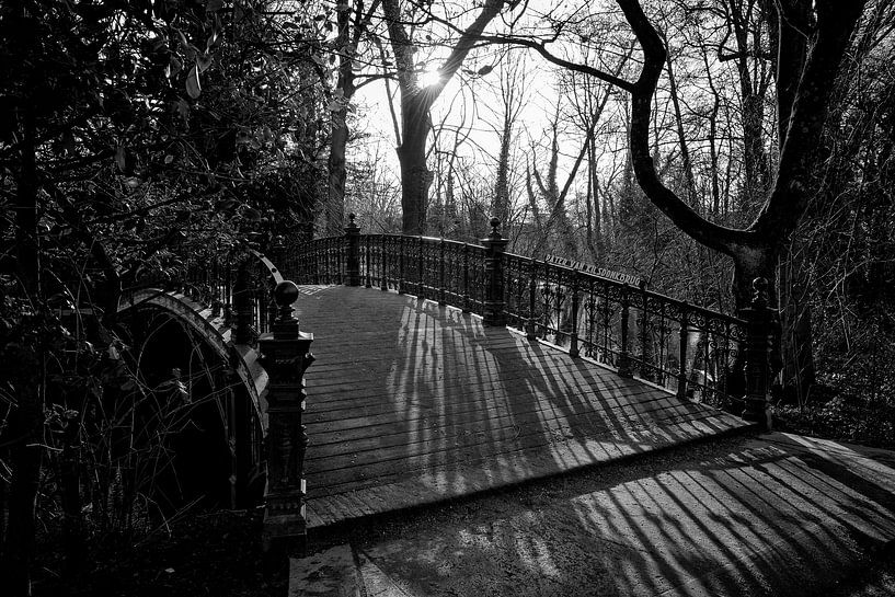 Le pont Pater van Kilsdonk dans le Vondelpark d'Amsterdam. par Don Fonzarelli