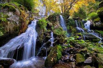 Wasserfall in der Auvergne von Tanja Voigt