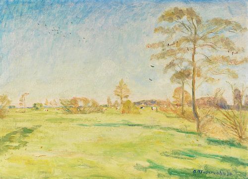 Wümmeland met koeien, Otto Modersohn