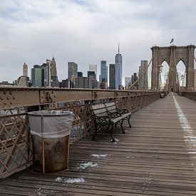 Brooklyn Bridge, New York City van Gerben van Buiten