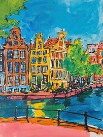 Gemälde Amsterdam von Abstraktes Gemälde