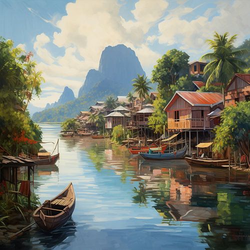 Schilderij Maleisië