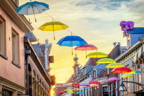 The colourful Kleine Overstraat