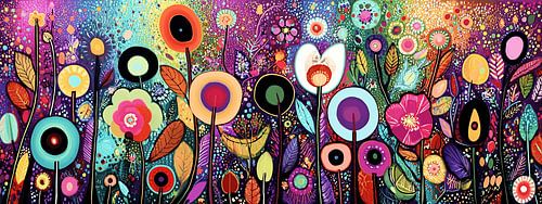 Fleurs dans la longueur