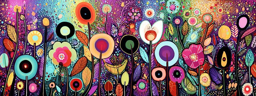 Fleurs dans la longueur par Karina Brouwer