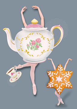 Tea and biscuits by Postergirls