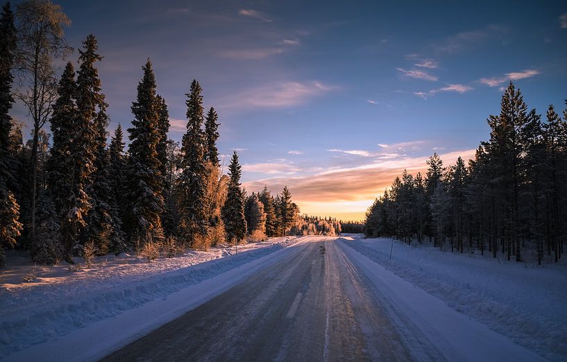 Icy roads van Michel de Jonge