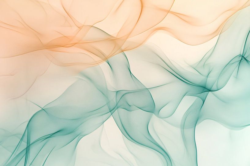 Abstract soft wavy lines by Art & Soul Creations