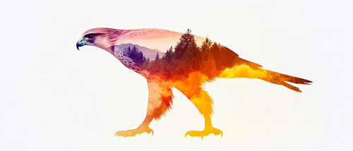 Falcon landscape