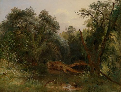 In het park van Ariccia, Carl Morgenstern