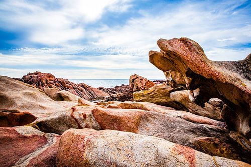 Le granit rouge à la rencontre de l'océan