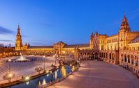 Plaza d'España, Sevilla, Andalucia, Spanje