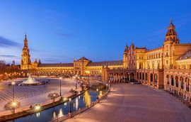Plaza d'España, Sevilla, Andalusien, Spanien von Adelheid Smitt