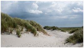 Dark clouds over the dunes by Kathleen Ooms