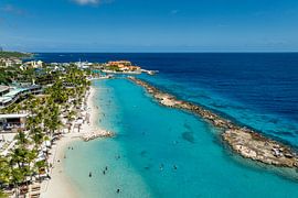 Seaquarium Beach Curacao - Drohnenaufnahme von Keesnan Dogger Fotografie