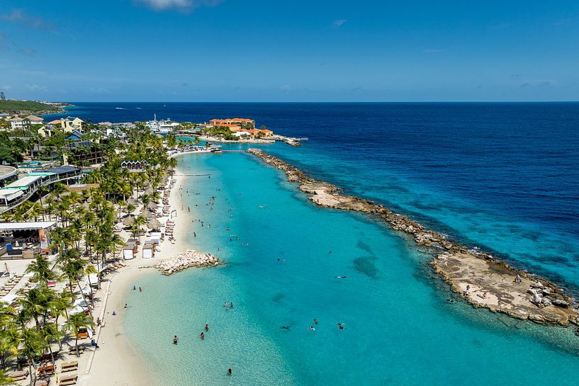 Seaquarium Beach Curacao - Enregistrement par drone par Keesnan Dogger Fotografie