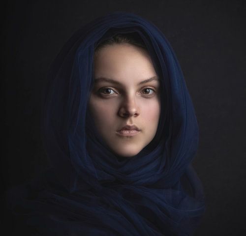 Wrapped in blue by Anja van Ast