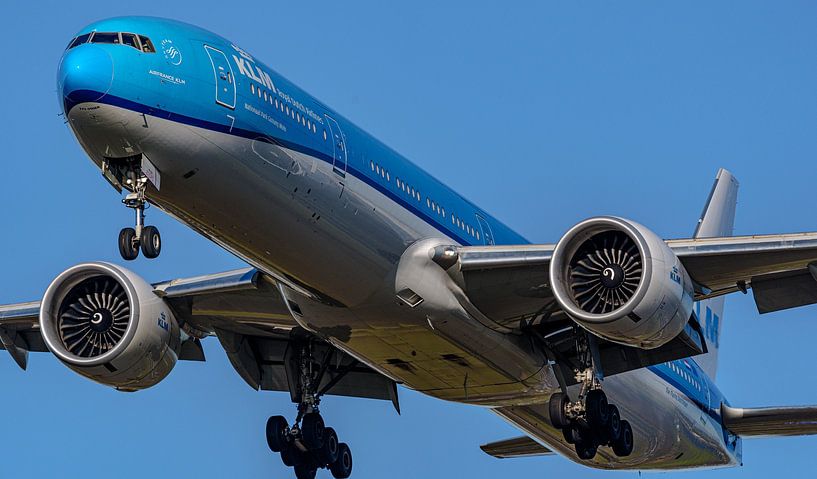KLM Boeing 777-300 passenger aircraft. by Jaap van den Berg