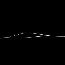 Jaguar XJ220 silhouette van Willem Verstraten