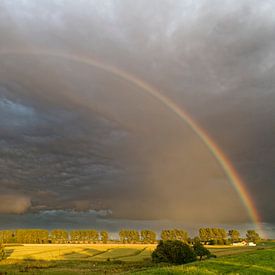 Rainbow in the evening sky by Rolf Pötsch